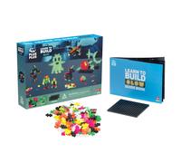 PLUS PLUS - Impara a costruire al buio - Costruzione STEM - Mini blocchi puzzle ad incastro per bambini