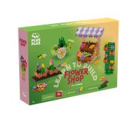 Plus-Plus - Learn to Build - Fioriera - 600 pezzi - mattoncini da costruzione, costruzione, giocattoli educativi per bambini, viaggi, giocattoli da viaggio, prodotto in Danimarca
