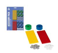PLUS PLUS - Kit di accessori - Ruote e base di costruzione - Gioco di costruzione per bambini da 3 anni - PP3966