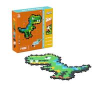 Plus-Plus - Puzzle by Number - T-Rex - 250 pezzi - mattoncini, costruzione, giocattoli educativi per bambini, viaggi, giocattoli da viaggio, prodotto in Danimarca