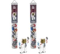 PLUS PLUS Tubo Mini Astronaut 100 Pz (Confezione da 2)