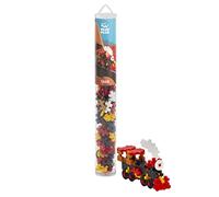 Set creativo Plus-Plus locomotiva 100 pezzi in tubo
