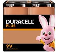 DURA PLUS E4 - Plus, batteria alcalina, blocco da 9 V, confezione da 4 pezzi