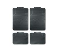 +PWR Car Parts Set di tappetini auto universali in gomma Parma Universali. 100% PVC, dimensioni 65x45 cm / 33x45 cm. Proteggono il pavimento originale del veicolo.