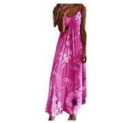Plus Size Abiti Maniche Lunghe Smock Handmade Sarong Copertura Beach Up Vestito da Donna Ans Homecoming Dress, Rosa acceso, S