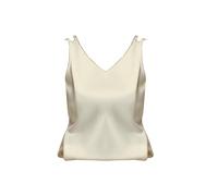 Plus Size Canotte senza maniche per le donne scollo a V di grandi dimensioni bretelle gilet in estate versatile temperamento senza maniche top abiti per abbigliamento da allenamento, cachi, 3XL