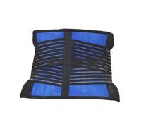 Plus Size Decompression Waist Trainer Lower Back Brace Lumbar Support Belt for Sciatica Chronic Pain Large Blue Black