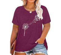 Plus Size Top per le donne Inspirational Graphic Tee Spread Kindness Tshirt Casual Loose fit Tees Camicetta XL-5XL