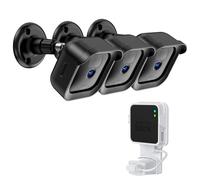 PlusAcc Supporto per Blink Camera Outdoor - Supporto a Parete Regolabile con Custodia per Blink Videocamera Outdoor 4 e outdoor 2k+ e Camera di Sicurezza Blink Indoor (3 pezzi)