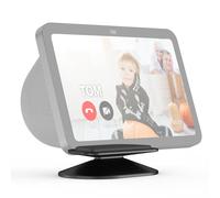 PlusAcc Supporto per Echo Show 8 (3a generazione) - Supporto regolabile con funzione di inclinazione e base antiscivolo compatibilità con i modelli di iPhone(nero)