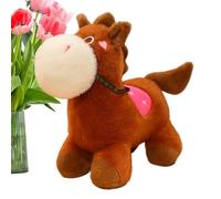 Plush Animal Stuffed Horse Doll, Soft Huggable Companion, Plush, PP Cotton Perfect Calm Down Decoration for Couch, Car Seat, for Sisters, Friends, Girlfriend, Boys, and Girls, 9.06 Inches
