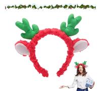 Plush Antler Headband, Animal Ears Headwear, Adorable Antlers Headpiece, Headdress For Halloween, Cosplay Costume Accessories, Cute Antler Costume, Halloween Headband, Fun Animal Headwear