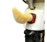 Plush Auto Decor, Vehicle Ornament Accessory, 11.81x3.94 Inches Remote Control Costume Plush Kit with Soft Tail Design, Fabric Material Build, Funny Exterior Styling, Car Interior Use