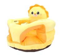 Plush Baby Seat for Learning to Sit, Back Support Design (Lion)