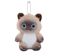 Plush Bag Charm - Stuffed Cat Shape Backpack Pendant, Cute Soft Keychain Style Accessory for Bags and Everyday Fashion Decoration | Adorable Plush Cat Charm for Students Teacher Women Girls Kids