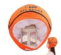 Plush Basketball Hat, Masquerade Head Cover, Halloween Party Hat, Adult Role-Playing Hats, Performance Headwear, Carnival Headwear, Ba for Halloween Carnival, Dressing Costume Headgear, Plush Warm Hat