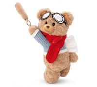 Plush Bear Car Tissue Holder with Hanging Strap (RED)