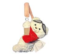 Plush Bear Tissue Holder - Cute Car Tissue Box Cover Decor