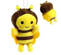 Plush Bee Pendant, Stuffed Bee Toy Pendant, Little Bee Plush Pendant, Soft Bee Plush Toy, Bee Pendant for Schoolbag, Plush Bee Toy for Backpack, Bee Pendant for Car Interior, Bee Plush Figure, Be