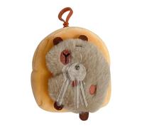 Plush Capybara - Portafoglio portachiavi con chiusura morbida, per bambini e idee