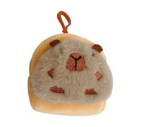 Plush Capybara - Portafoglio portachiavi con chiusura morbida, per bambini e idee