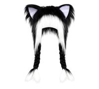 Plush Cat Ears Hat - Warm, Soft Cosplay & Dress-Up Headwear per adulti, donne, bambini, amici, Fun Costume Accessory