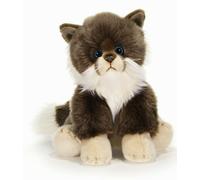 Plush & Company 15965 Peluche gatto grigio H 30 cm grey cat gris blanc