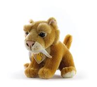 PELUCHE PLUSH-COMPANY SMILODONTE TIGRE DAI DENTI A SCIABOLA L.23 CM.