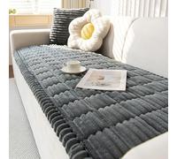 Plush Couch Cover,Soft Comfort Non-Slip Washable Couch Covers for Pets,Dog Mat for Sofa Protector with Removable Cover,Furniture Protector Couchs Bed for Dogs & Cats (Dark Grey, 24*59inch/60*150cm)