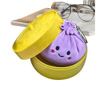 Plush Dumpling , Soft Sensory Stress Relief Bun Set, Fidget Ball With Steamer Design, Comfort With Cute Texture, Stress Relief Plush With Playful Look, Relaxation For Students And A