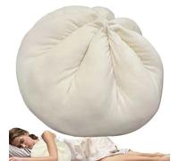 Plush Food, Stuffed Toy Pillow, Skin-Friendly Big Buns Design, Soft Huggable Texture, Comfortable Cushion Material, Sturdy Stitching Finish, Ideal for Boys and Girls as Cute Décor