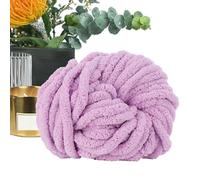 Plush Garn - 26,97 M Weiches Chenille Garn - Strick- Und Häkelgarn Für Warme Schals, Wintermützen, Decken Und Körbe | Flauschiges Gairn Für Babykleidung, Haustierbetten, DIY Kissen nd Handarbeitsproje
