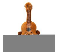 Plush Guitar Toy, Guitar Stuffed Model, Collectible Soft Instrument with Cute Design, Decorative Fuzzy Ornament for Women Teens Bedroom Table Adults Girlfriend Wife Desktop, 14,96 pollici