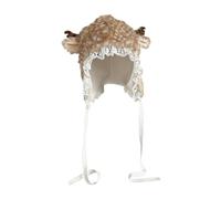 Plush Hat - Antler Print Cartoon Cosplay Prop for Winter Fun | Soft Warm Fleece Hat with Cute Design, Perfect for Travel Holiday Parties Birthdays Stage Performances Comedy Shows Events, 0,55-60 cm