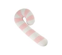 Plush Holiday Cushion - Candy Cane Decor, Soft Skin-Safe Throw Pillow Adding Chair Charm, Sofa Appeal, Bedroom Touch, Living Zone Flair, Dorm Personality, Apartment Ease, Den Relaxation, Kid Space