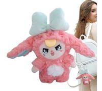 Plush Keychain Decoration, Cartoon Plush Doll, Bunny Keychain Pendente, Tiny Rabbit Doll, Goodie Bag Fillers, Plush Doll Keychain, Bag Accessories for Kids, Coniglio Plush Keychain, Cute Bunny