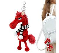 Plush Keychains,Fashion 2026 Year Of The Horse Plush Keyring - Horse Keyring Backpack Pendant - aesthetic, this purse charm brfor Men Women Boys Girls Youth Teens Husband Son Daughter Family