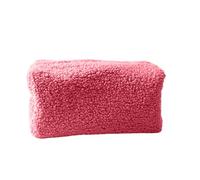 Plush Makeup Bag - Soft Furry Cosmetic Pouch, Large Capacity Toiletry Organizer, Zippered Travel Case Holder, Cute Storage For Brushes Tools | For Women Girls Gift Idea