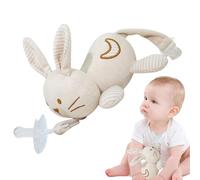 Plush Pacifier - Snuggle Soft Pacifier Buddy, Skin-Friendly Comfortable Design | Lovely Infant Accessory for Shower, Ages 0 Months and Up, Convenient Portable for Daily Use