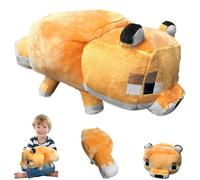 Plush Personaggio 34 cm, Volpe Peluche Craft Plushies Toy, Peluche per Bambini, Personaggi di del Videogioco Minercraft, Perso naggio Creeper, Soft Stuffed Bambola di Peluches, Regalo di Compleanno