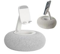 Plush Pillow Phone Tablet Holder, Adjustable Tablet Pillow Stand, Stabile e Portatile Tablet Cell Phone Holder, Soft Adjustable Tablet Stand for Home, Bed, and Travel, Multi-Angle Viewing Stand