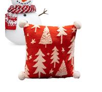 Plush Pillow, Stuffed Christmas Decor, Winter Holiday Cushion Decoration with 19.69 Inches, Soft Boho Cushions for Bedroom Living Room Sofa Couch Bed Indoor Home, Fall Halloween Christmas Seasonal