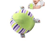 Plush Rattle Ball Toy - Soft Sensory Play Ball for Infant Development | Fabric Material with Built In Bell Sound Feature, Colorful Texture Design, Lightweight Grasp Toy for Early Learning