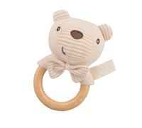 Plush Rattle,- Soft Hand Shake Soothing Toy Elephant Bear Rabbit Lion Shape | Sensory Educational Grab Shaker Stuffed Animal Toy | For Boys Girls Infant Early Learning Play Home Use