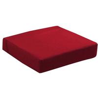 Plush Red Square Chair Cushion Non-Slip Comfortable Seat Pad for Dining Room Home Kitchen & Office (35 x 35 x 2 cm) - Soft Thick Stylish Upholstery