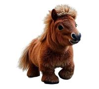 Plush Robotic Horse Pet - Walking Simulation Toy, Interactive Talking Plush Animal With Realistic Movements, Musical Robotic Companion For Early Learning And Imaginative Play | Soft Cuddly Educational