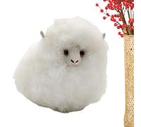 Plush Sheep - Realistic Lamb Toy Decoration - Soft Sheep Dolls, for Home Dormitory Living Room Office Windowsill Indoor Bedroom