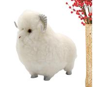 Plush Sheep Realistic Lamb Toy Decoration, Super Soft Cuddly toy, Sheep Dolls for Home, Dormitory, Living Room, Office, Windowsill, Indoor Bedroom, Cute Stuffed Animal, Decorative Farm Animal Plush