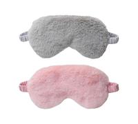 Plush Sleep Eye Masks, Two-piece Set, Soft and Skin-friendly, Highly Effective Light-blocking