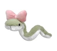 Plush Snake - 15.75in Green Stuffed Animal Wrap-Around Hugger | Soft Cuddly Serpent plushei Doll for Kids | Table Decoration, Year of the Snake Festival Mascot, Room Decor Toy for Boys, Girls